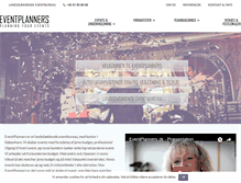 Tablet Screenshot of eventplanners.dk